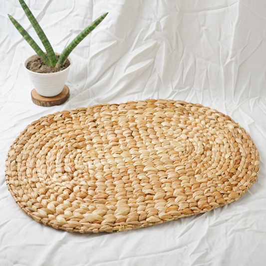Oval Water Hyacinth Placemats | Made in Yogyakarrta, Indonesia 